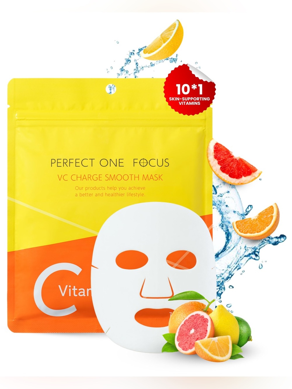 Perfect One Focus VC Charge Smooth Mask — Vitamin C Sheet Mask